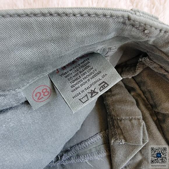 J Brand Olive Low Rise Skinny Leg Moto Jeans - Picture 5 of 5